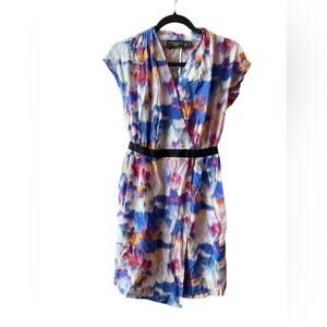 Shanghai Tang Floral Silk Dress Size:4